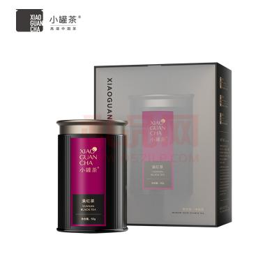 罐茶多泡装特级滇红茶叶礼盒装新品云南工夫红茶50g送礼佳品