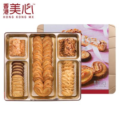 香港美心三重奏礼盒休闲零食糕点曲奇酥饼干礼盒331g